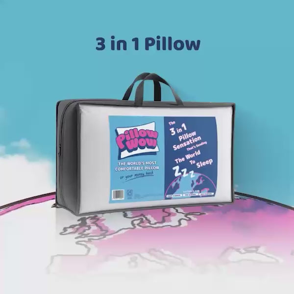 Load video: Pillow-Wow | The World's Most Comfortable Pillow
